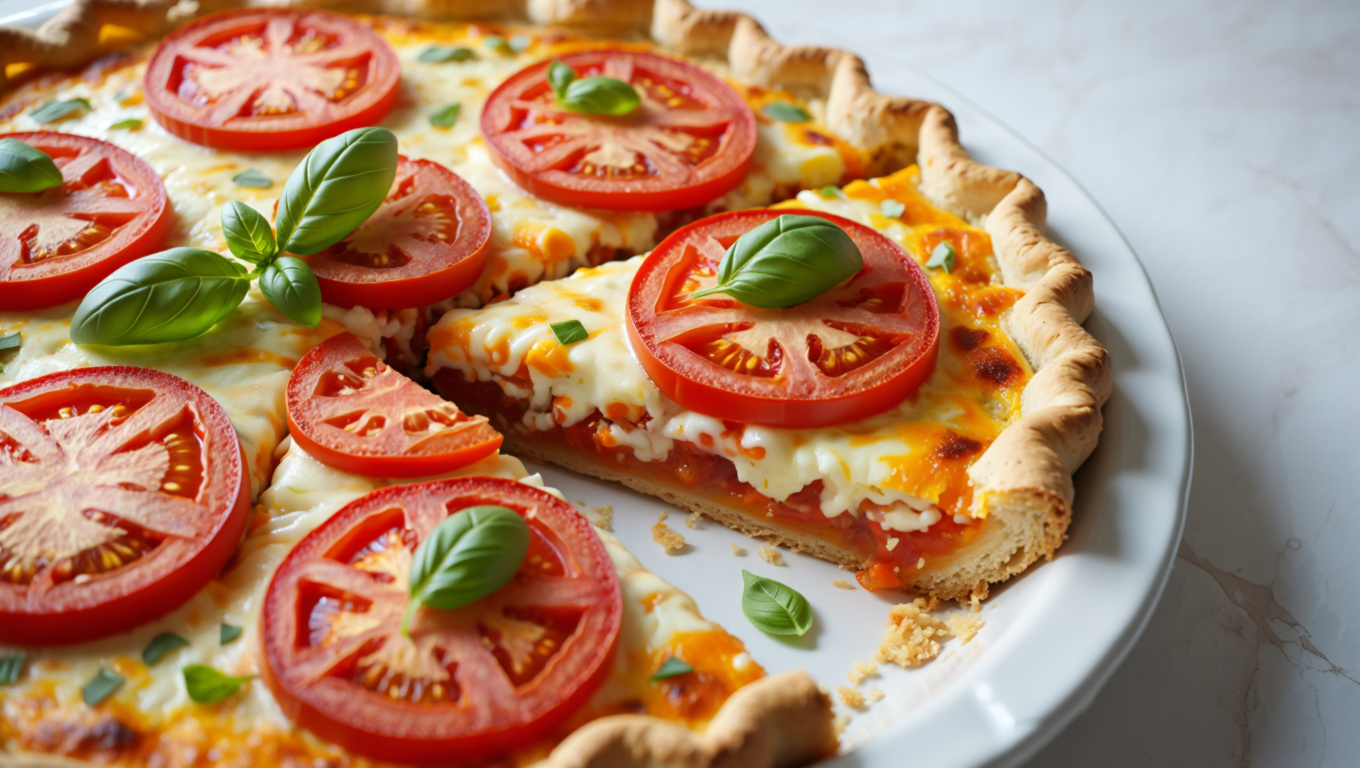 Tomato Basil Pie