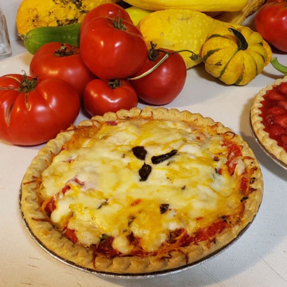 Tomato Basil Pie