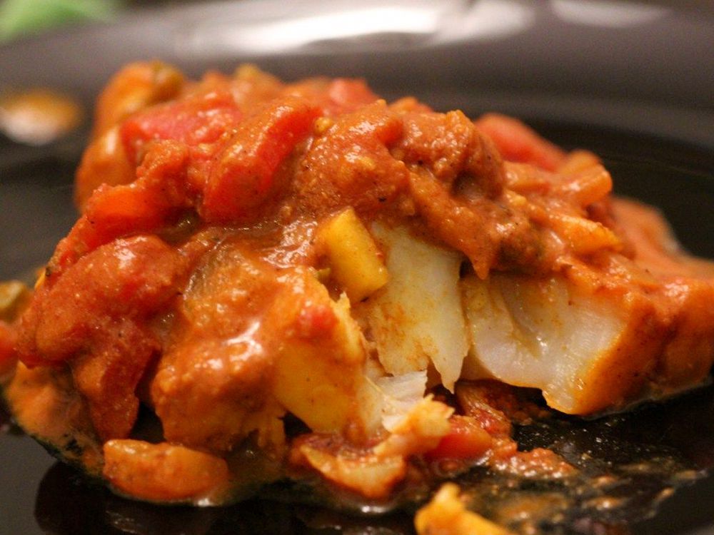 Tomato Cod Curry