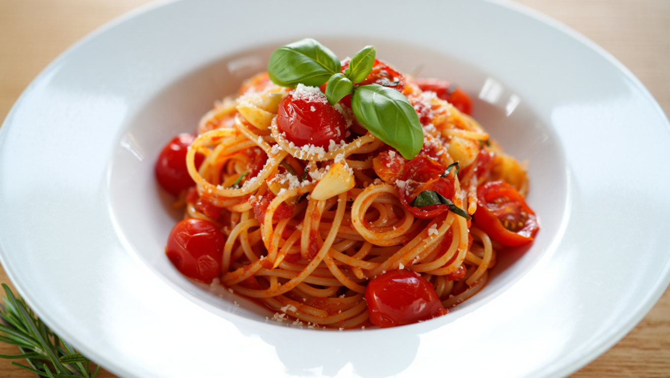 Tomato Garlic Pasta