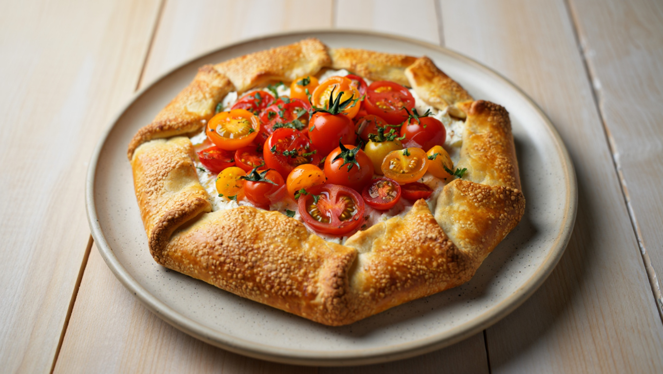 Tomato Goat Cheese Galette