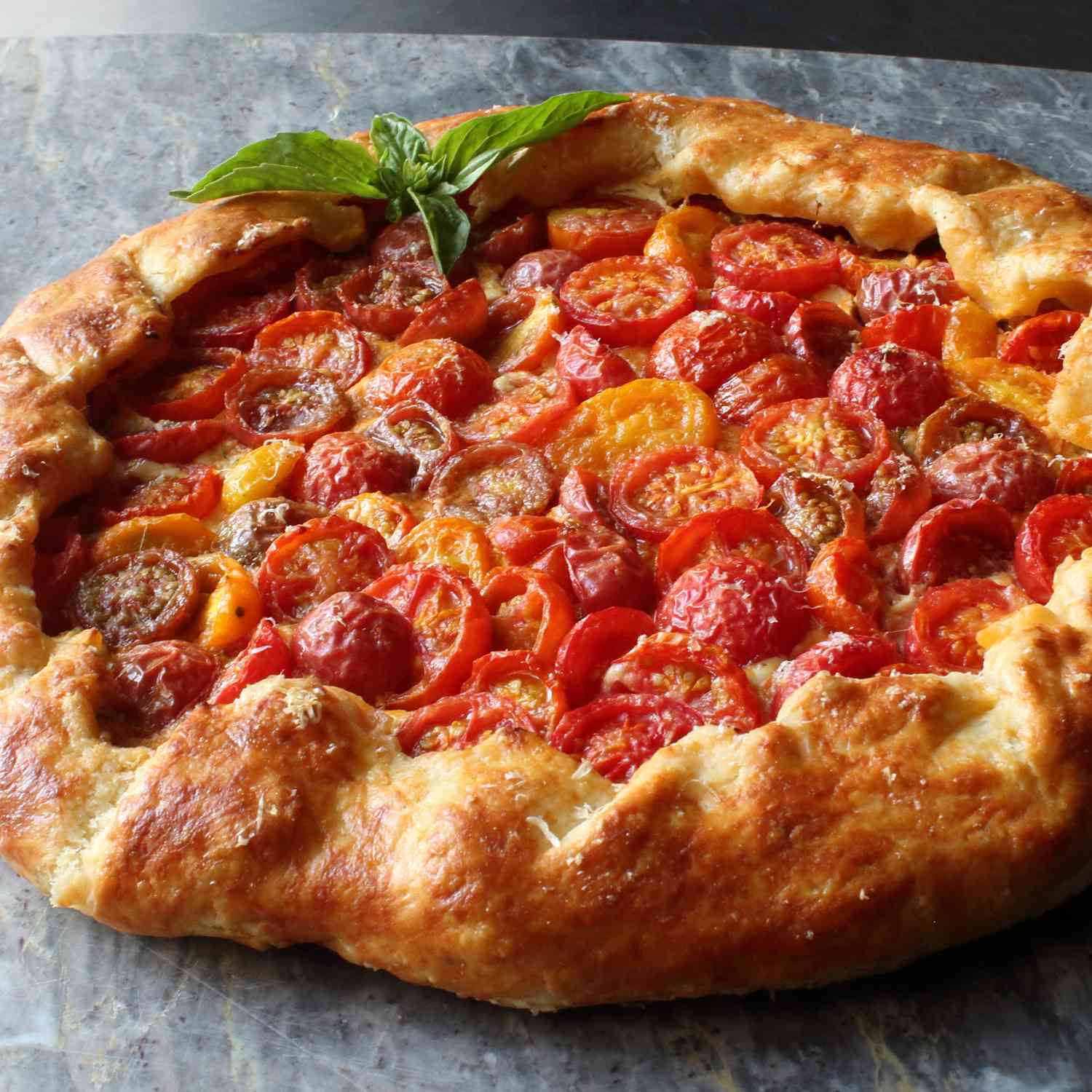 Tomato Goat Cheese Galette