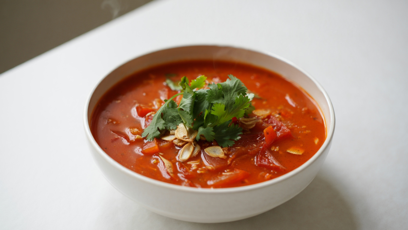 Tomato Oat Soup