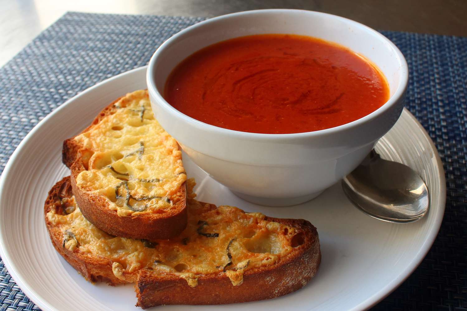 Tomato Soup with Cheese Toast