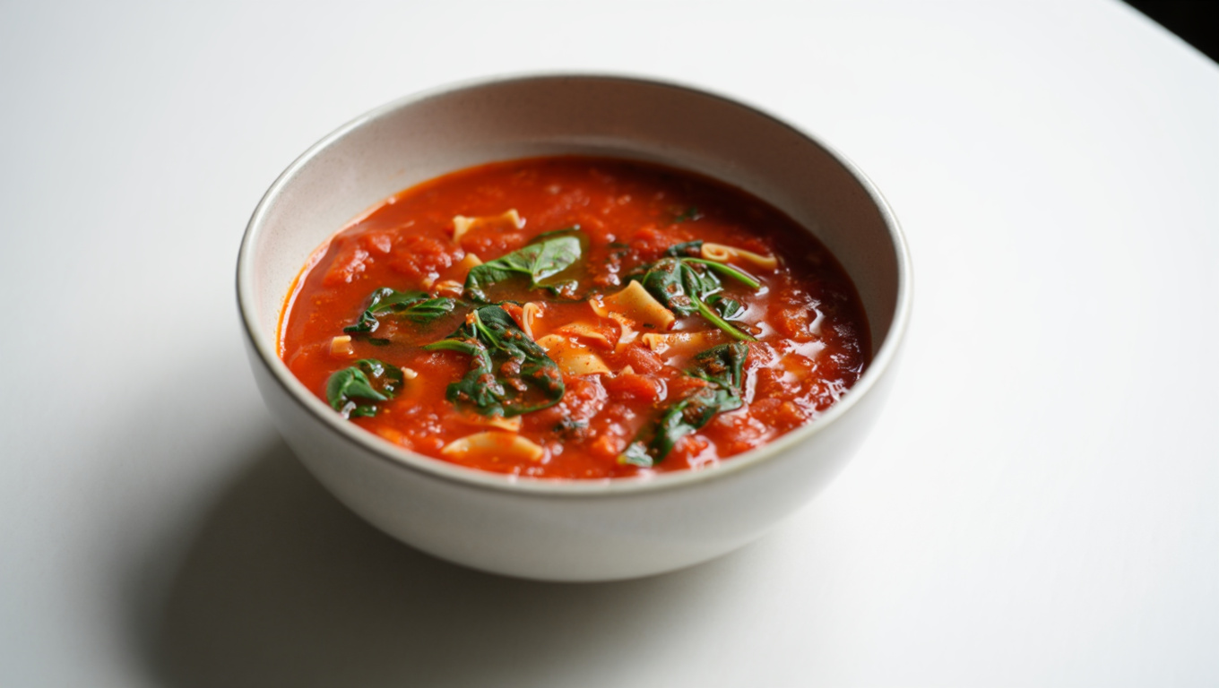 Tomato Spinach Soup