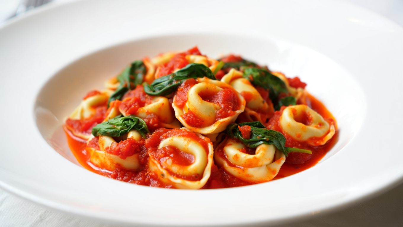 Tomato Spinach Tortellini