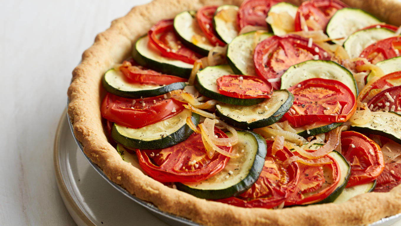Tomato Zucchini Pie