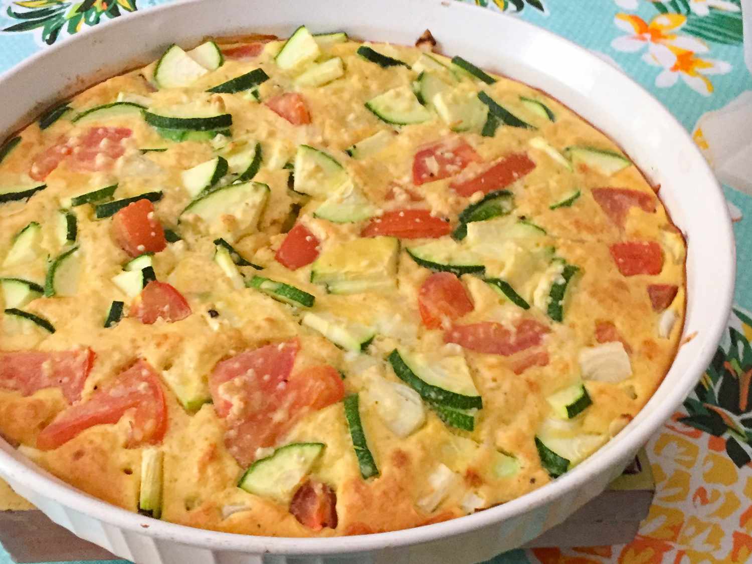 Tomato Zucchini Pie