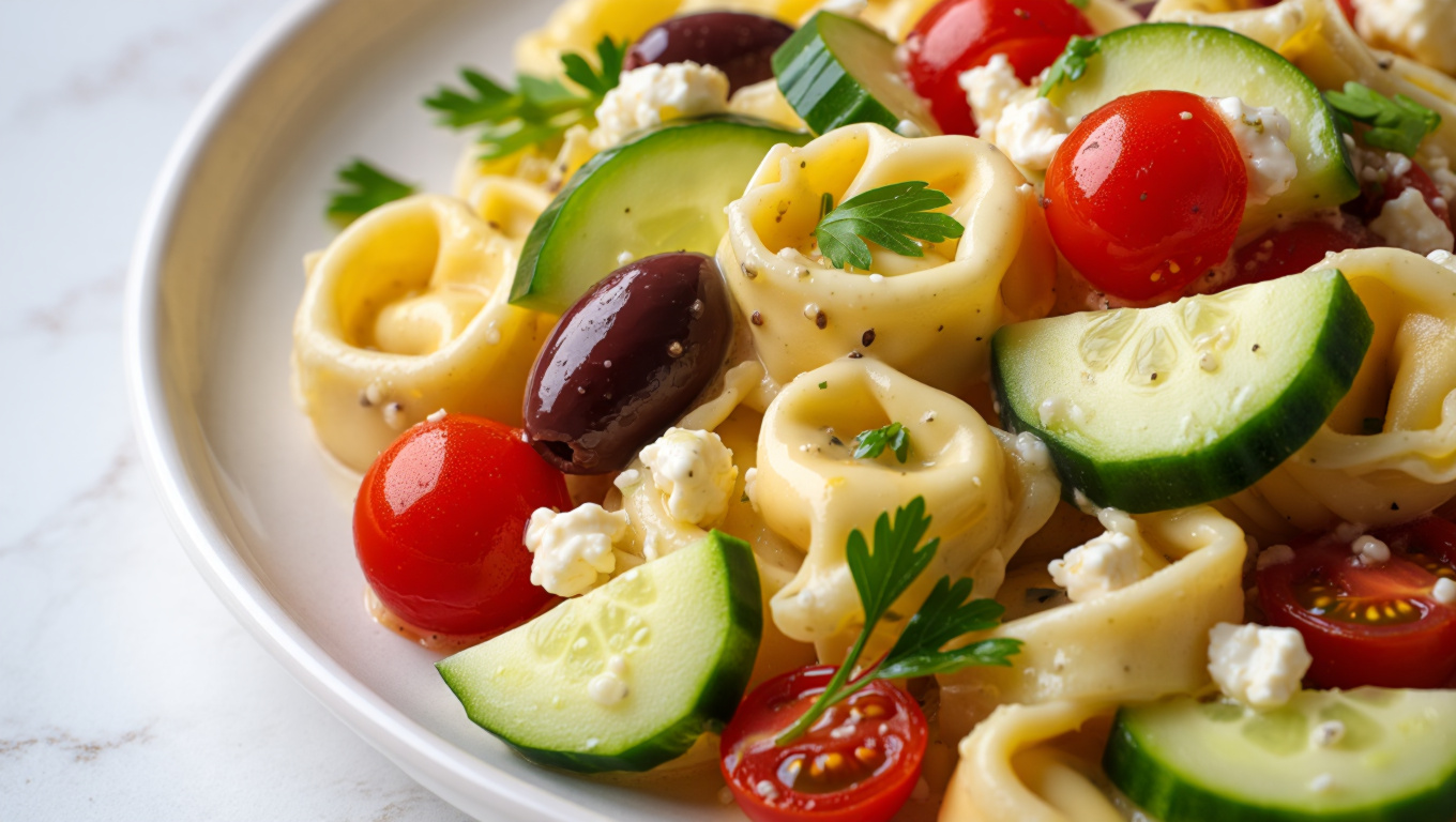 Tortellini Greek Pasta Salad