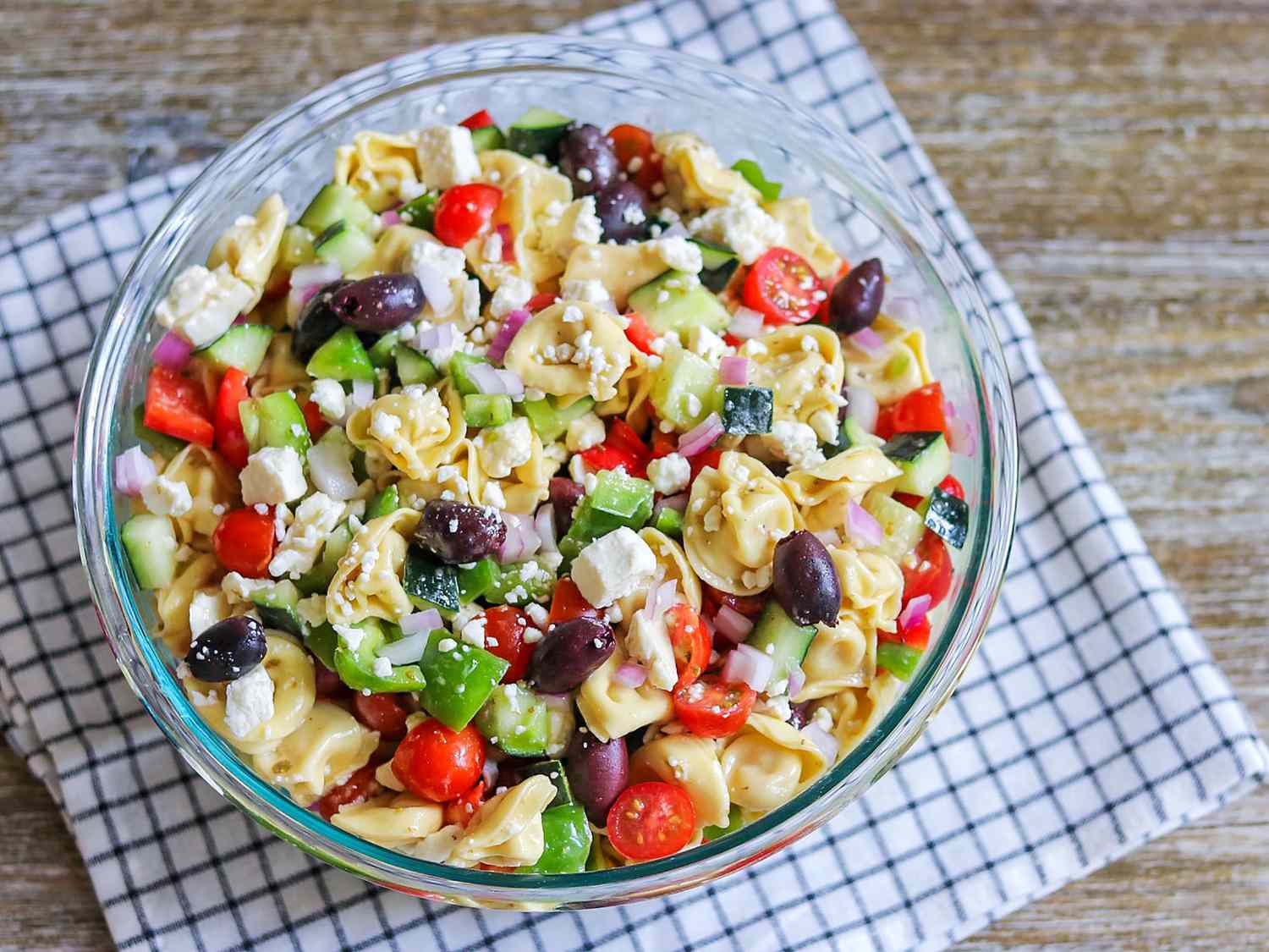 Tortellini Greek Pasta Salad