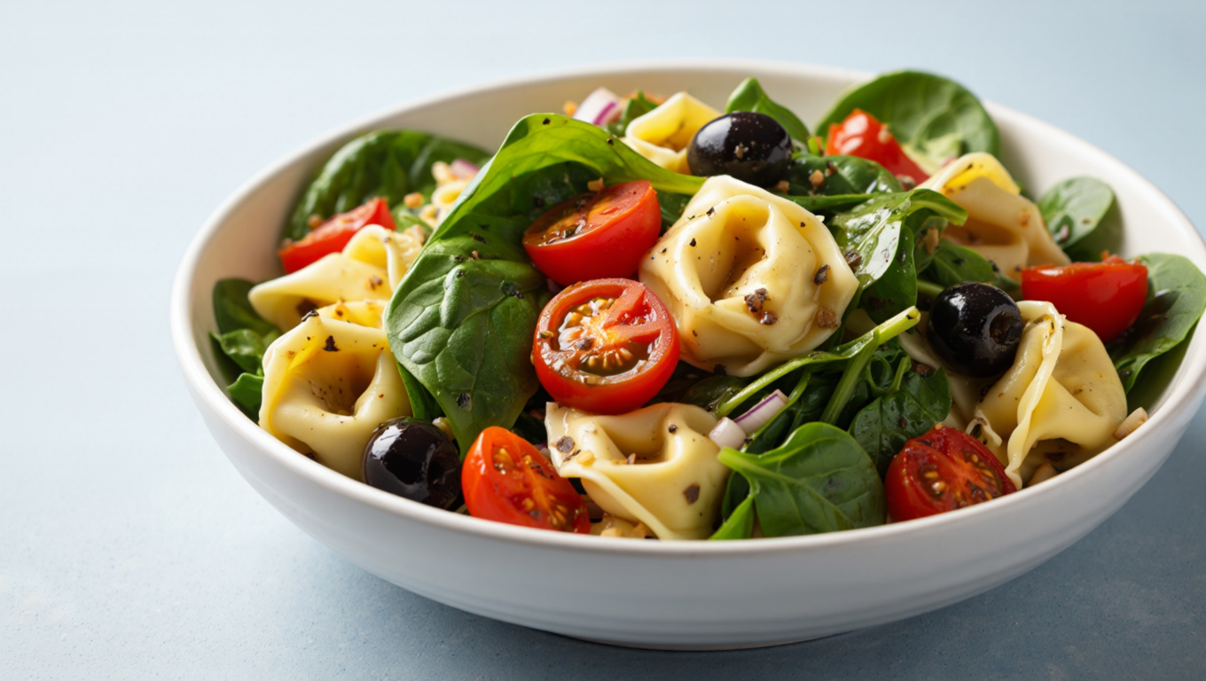 Tortellini Spinach Salad