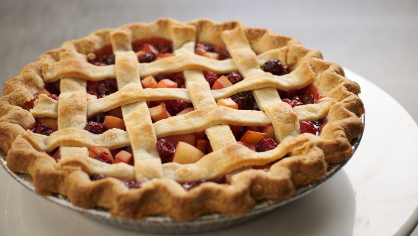 Traditional Amish Cran-Apple Pie
