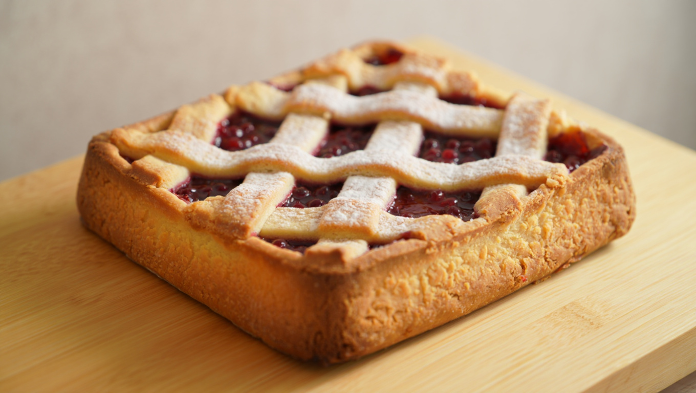 Traditional Austrian Linzer Torte
