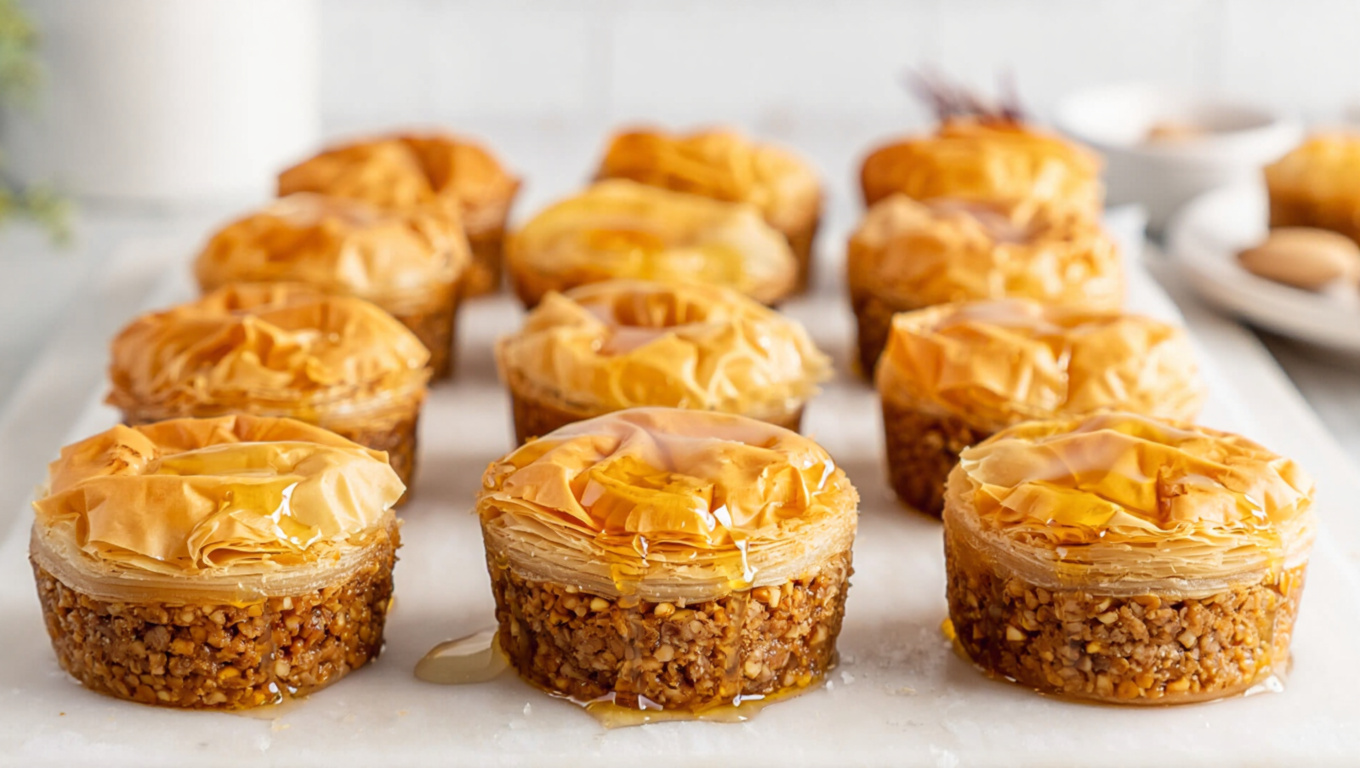 Traditional Baklava Cupcakes