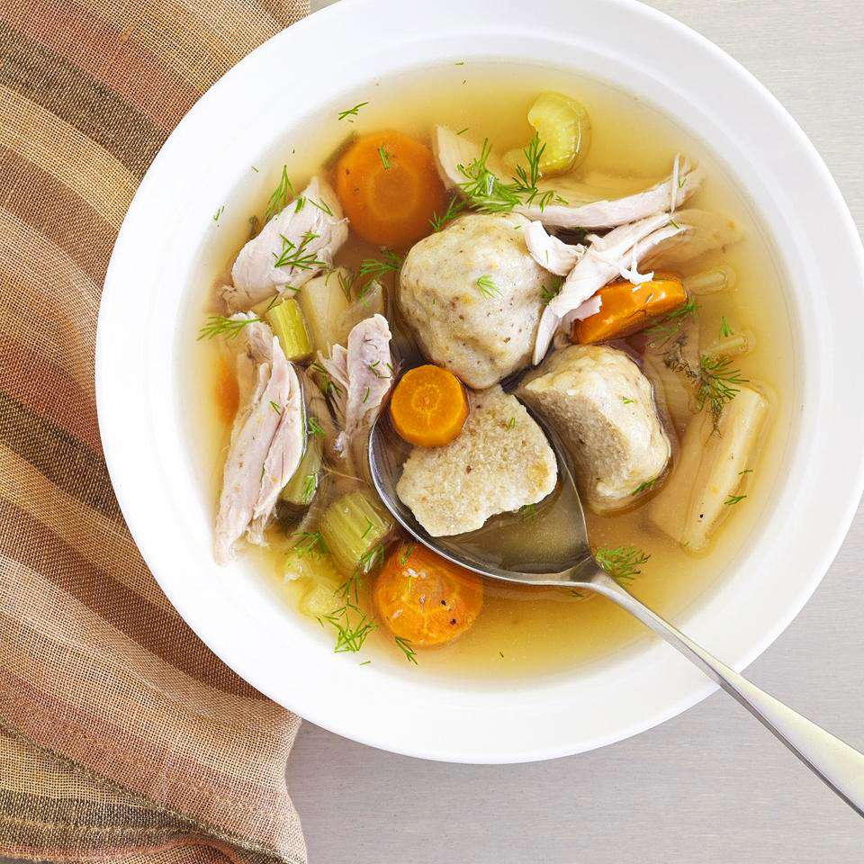 Traditional Chicken Soup with Matzoh Balls