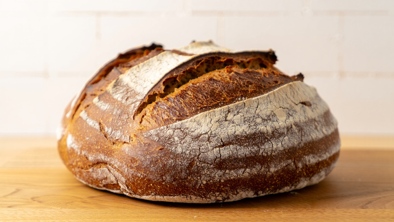 Traditional German Bauernbrot (Sourdough Bread)