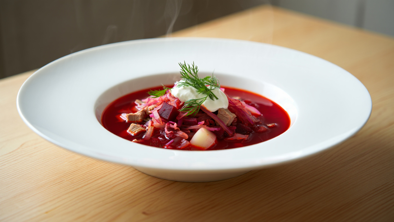 Traditional Ukrainian Borscht