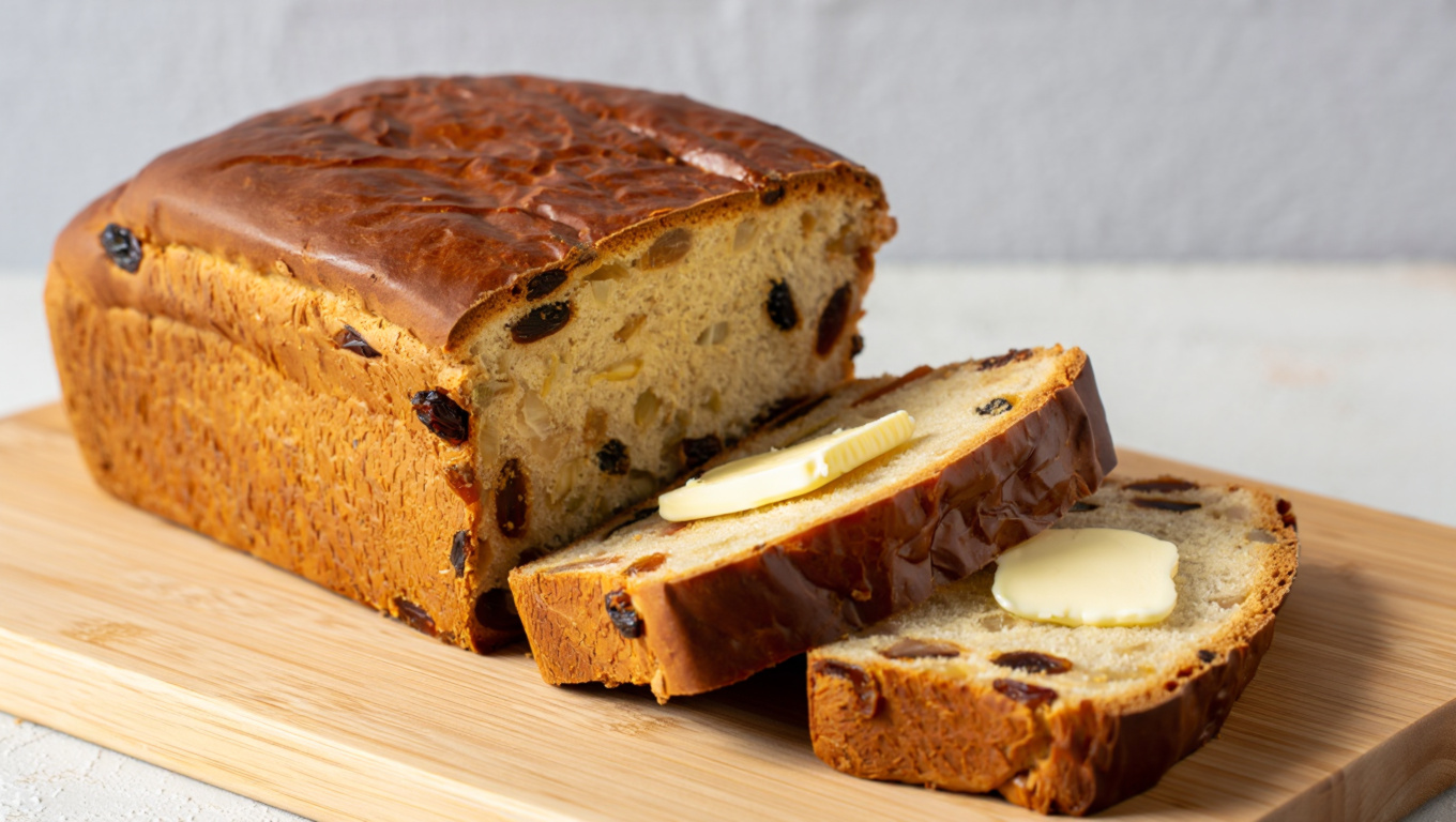 Traditional Welsh Bara Brith Tea Bread