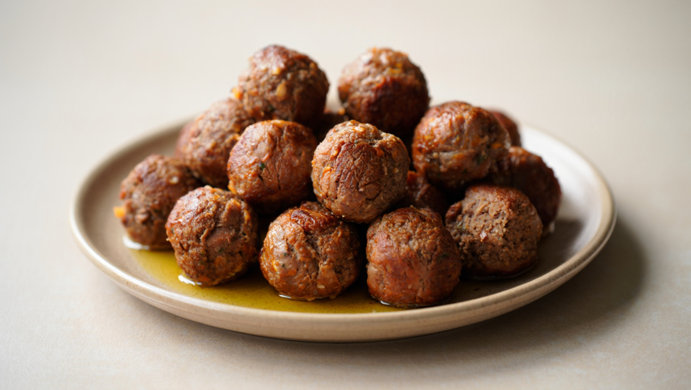 Triple Meat Italian Meatballs