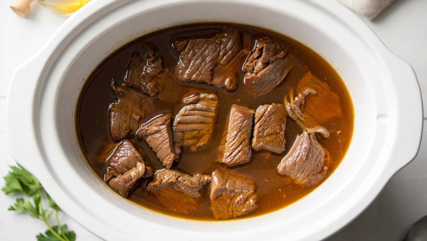 Triple Packet Roast in the Slow Cooker