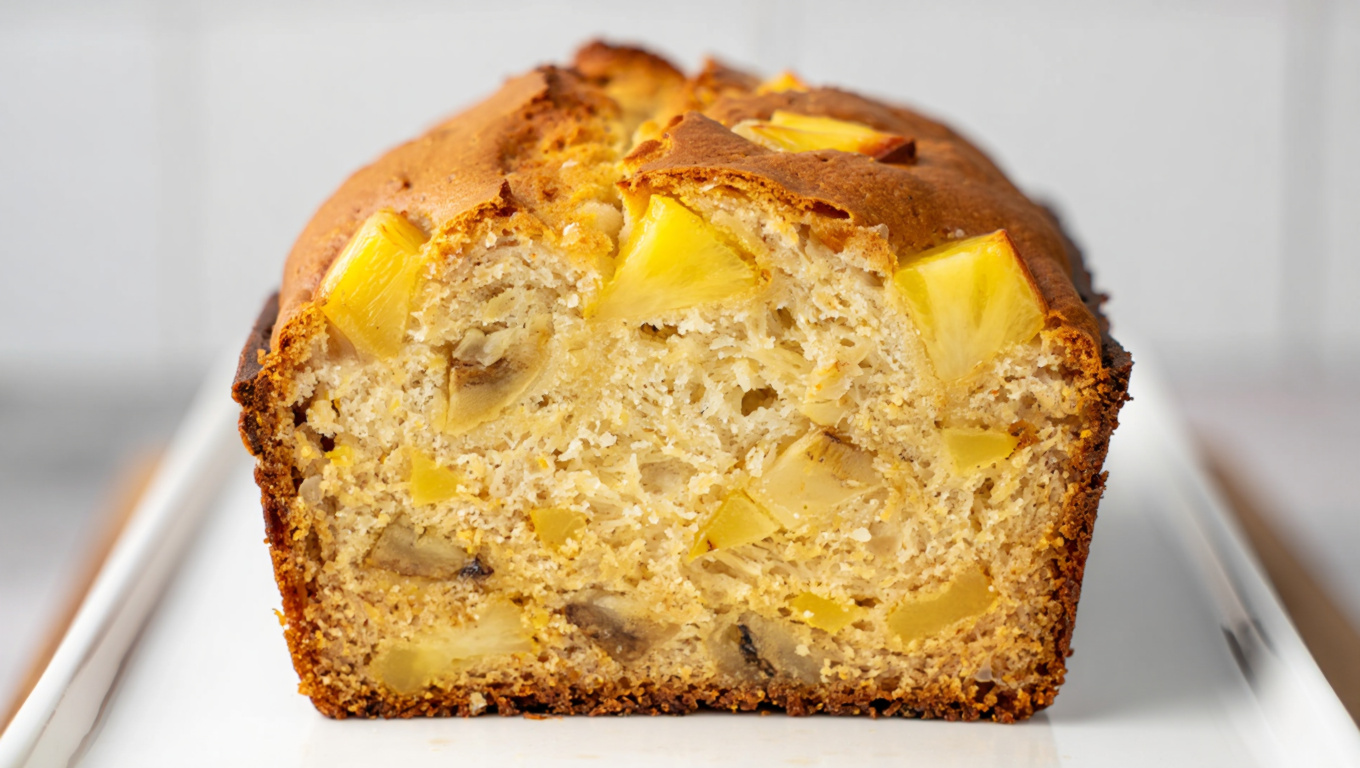 Tropical Banana Pineapple Bread