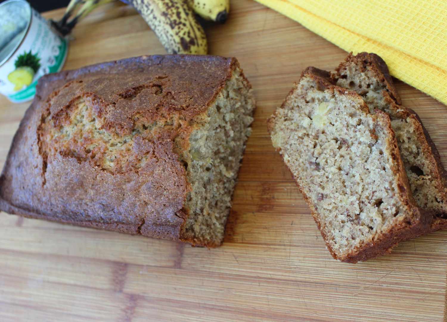 Tropical Banana Pineapple Bread