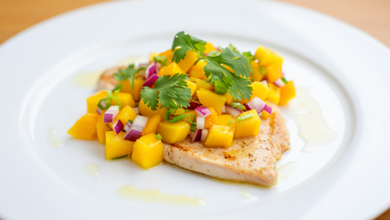 Tropical Chicken with Mango Salsa