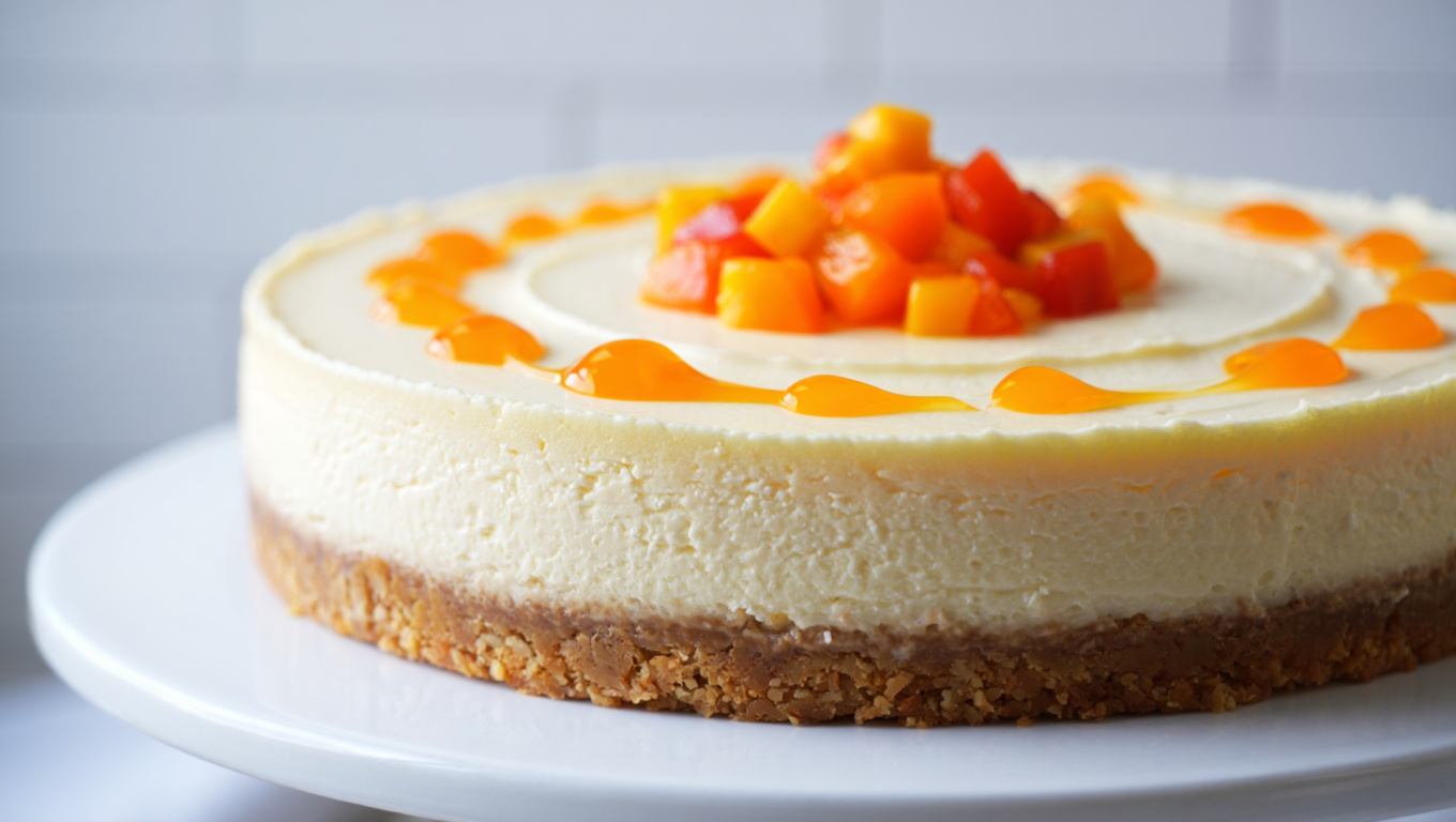 Tropical Coconut Lime Cheesecake