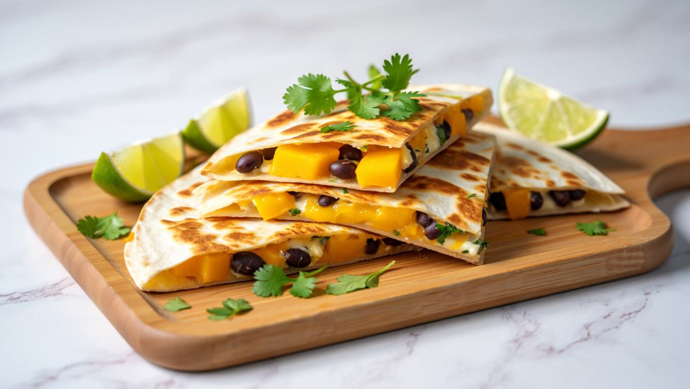 Tropical Mango Quesadillas