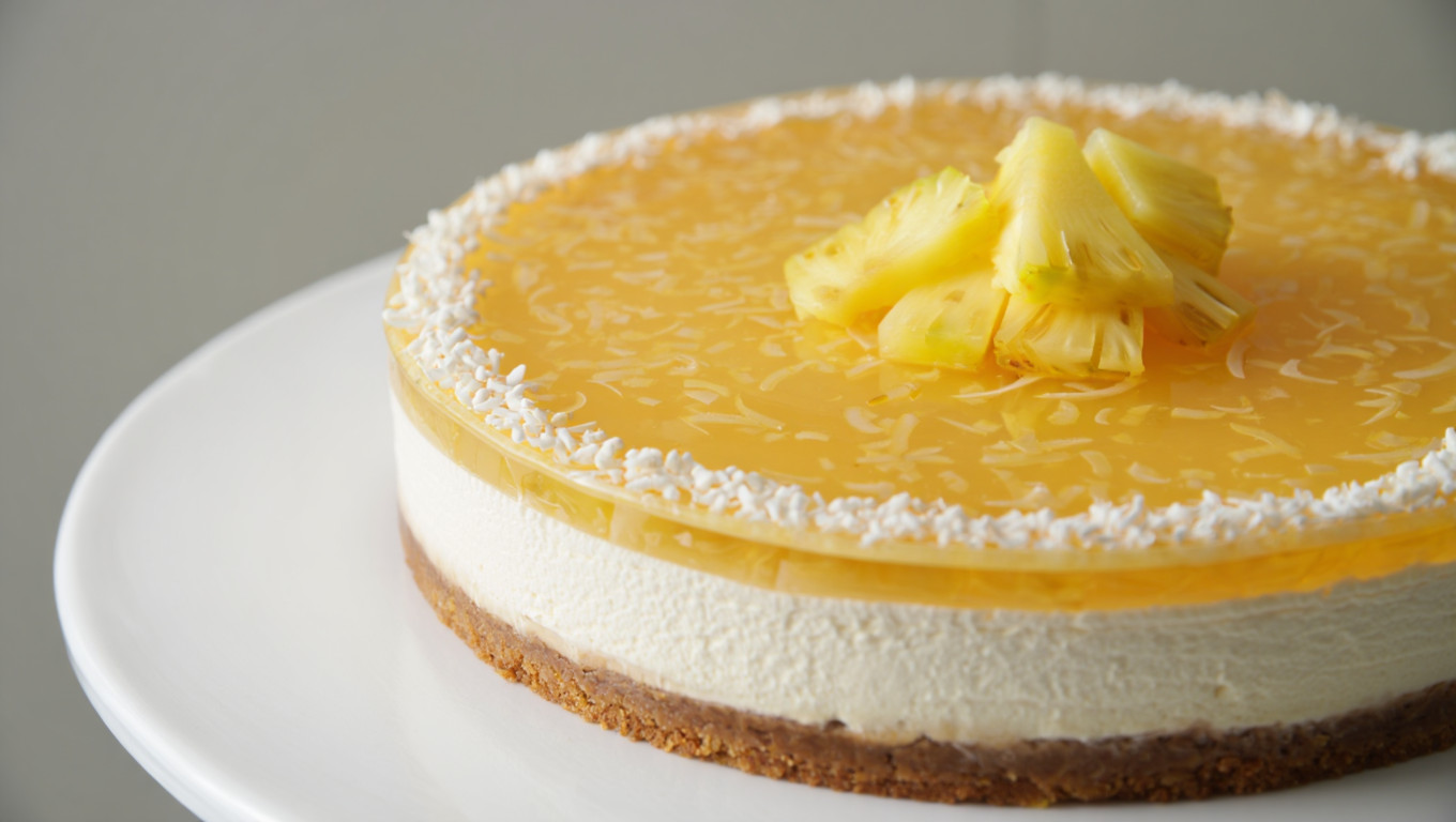 Tropical Piña Colada Cheesecake