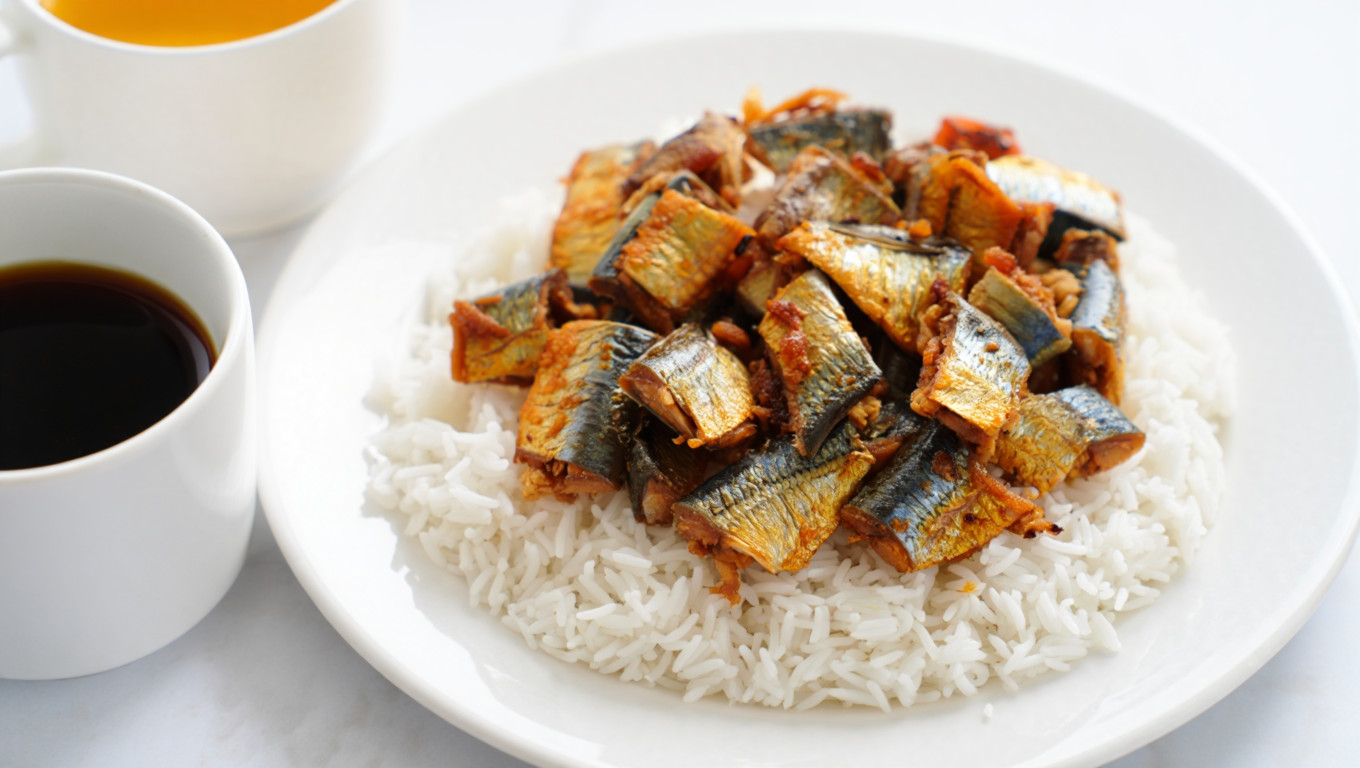 Tropical Sardines and Rice