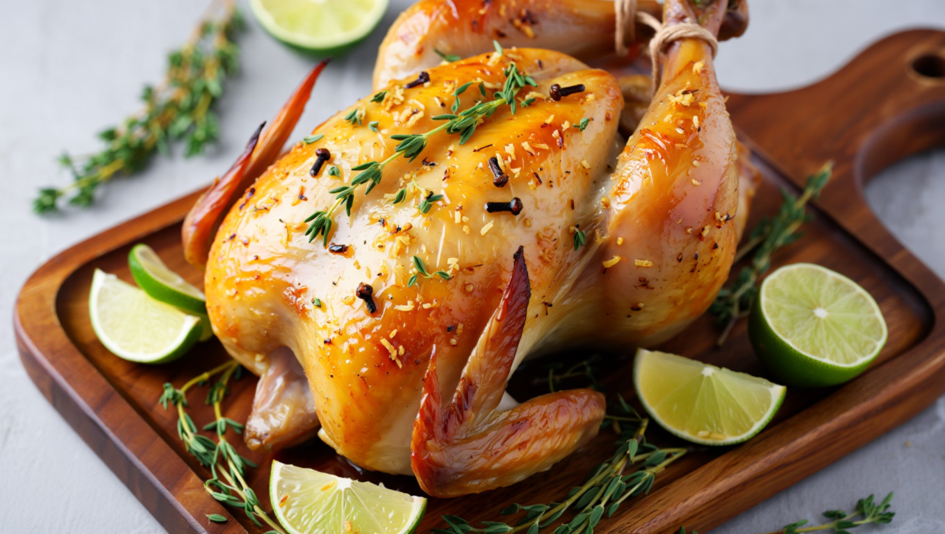 Tropical Spiced Roast Chicken