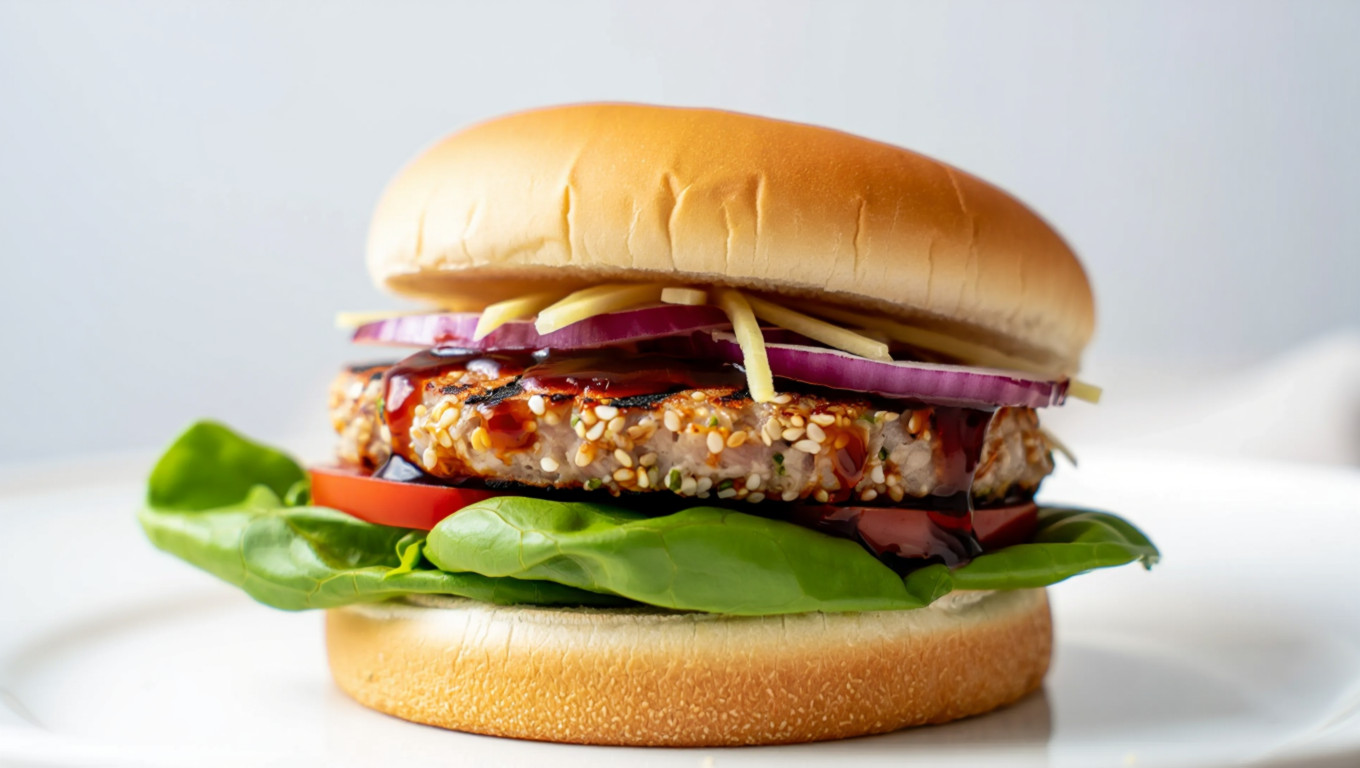 Tuna Burgers with Thai Flavors