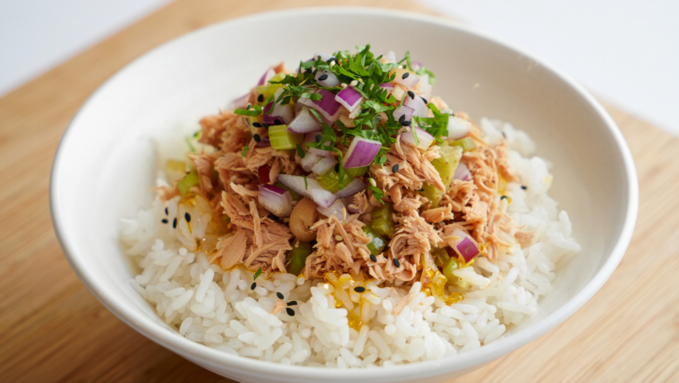 Tuna Rice Bowl with Spice