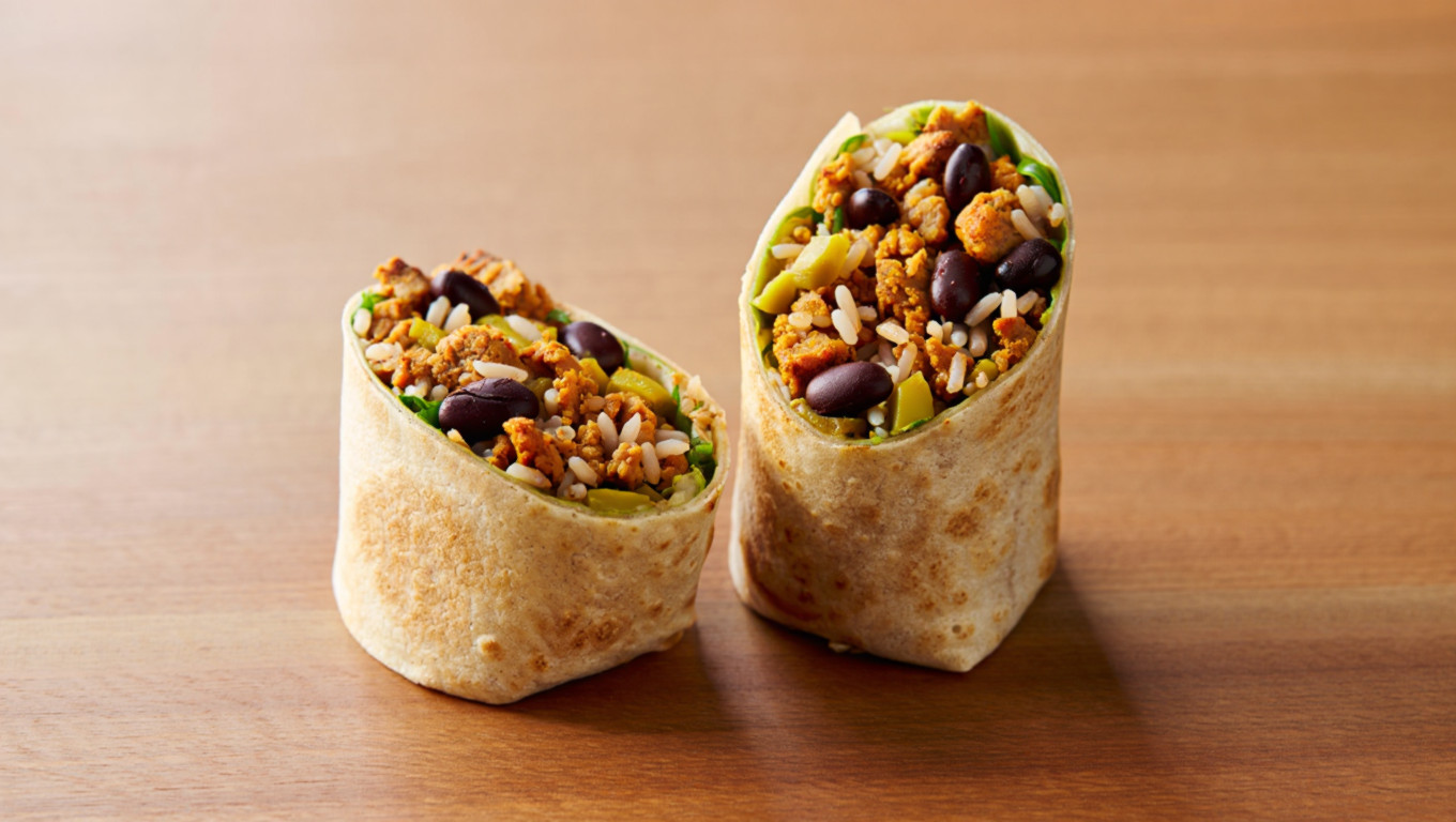 Turkey and Black Bean Wraps