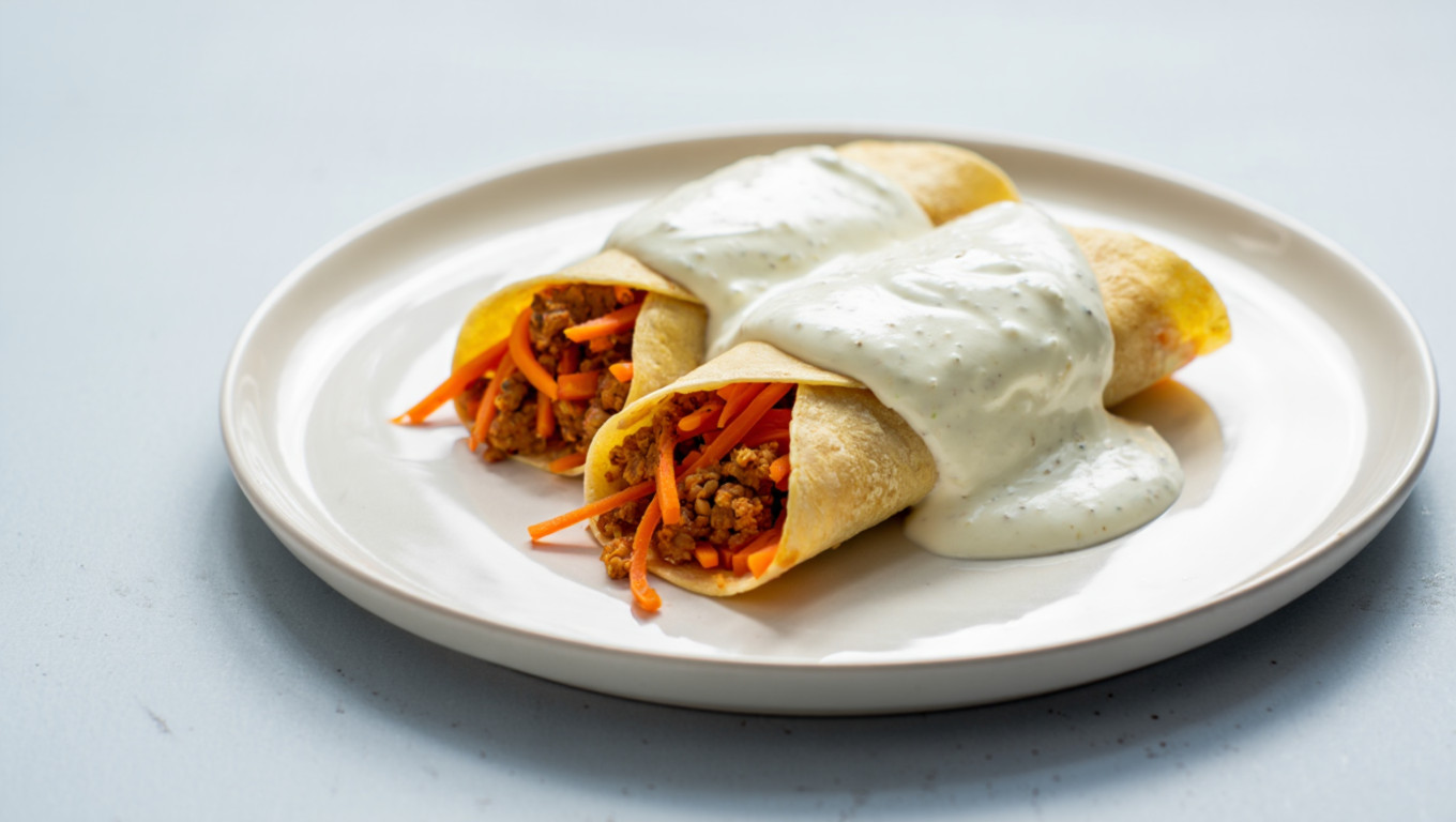 Turkey and Carrot Enchiladas