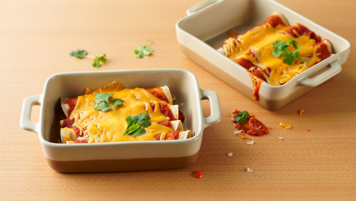 Turkey and Cheese Enchiladas