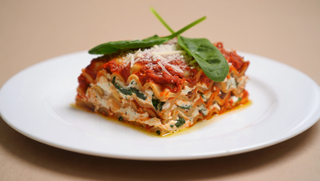 Turkey and Spinach Lasagna