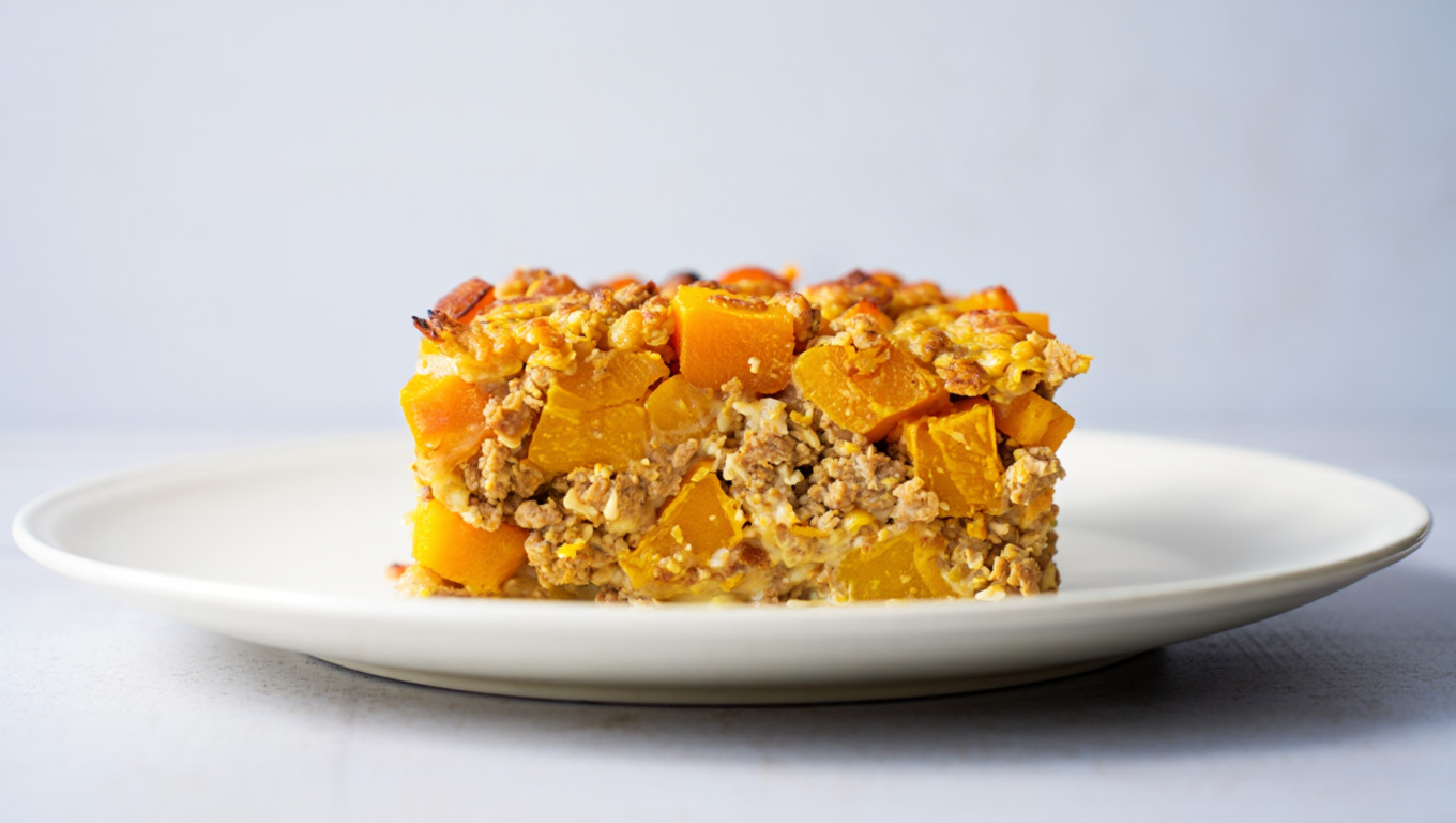 Turkey Butternut Squash Casserole