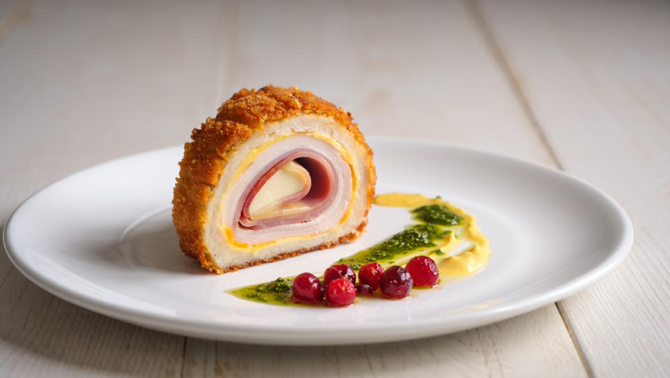 Turkey Cordon Bleu with Ham and Cheese