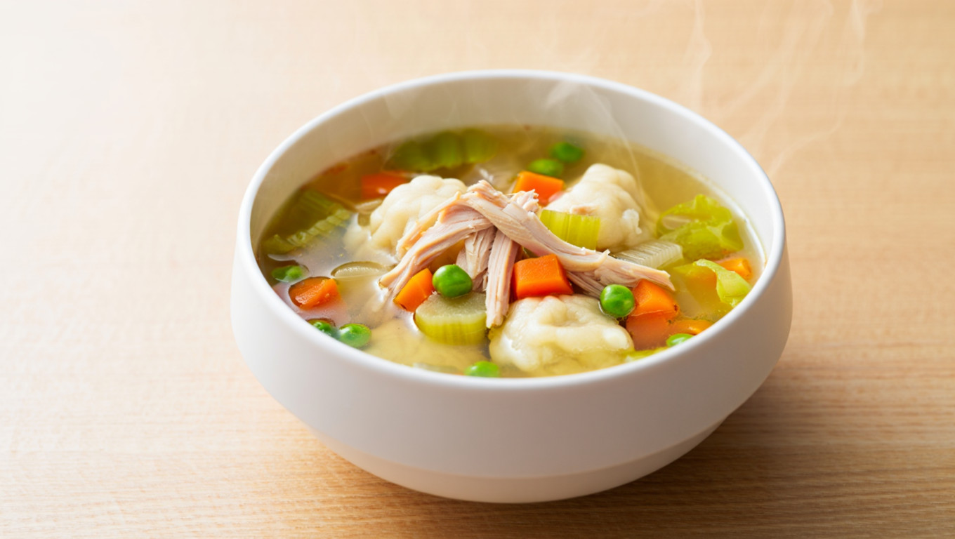 Turkey Dumpling Soup