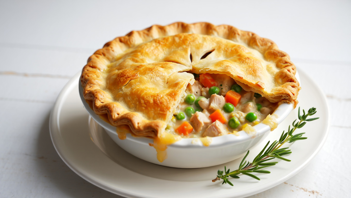 Turkey Pot Pie with Herbs
