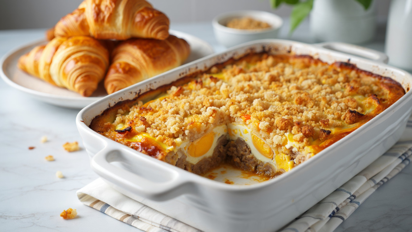 Turkey Sausage Casserole Breakfast