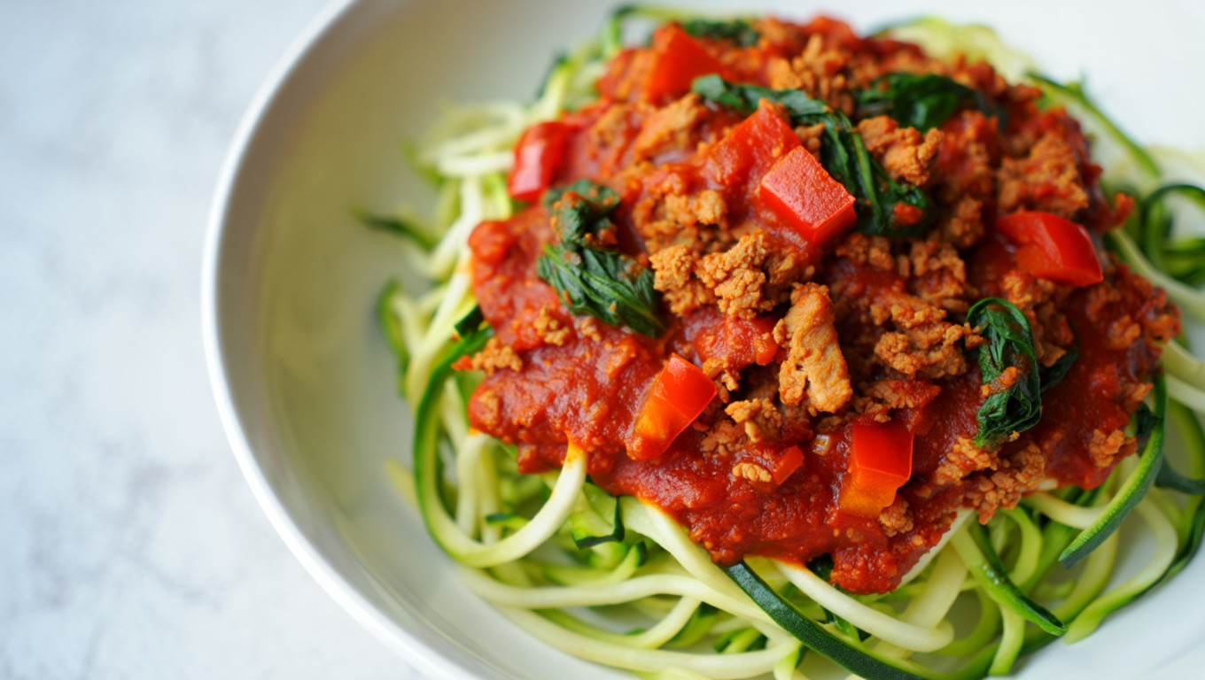 Turkey Zoodle Spaghetti