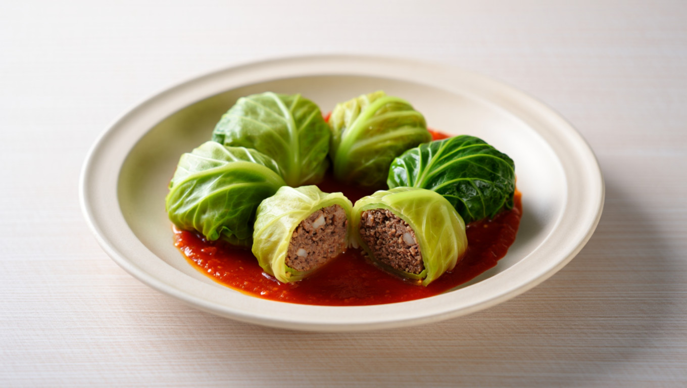 Ukrainian Stuffed Cabbage Rolls