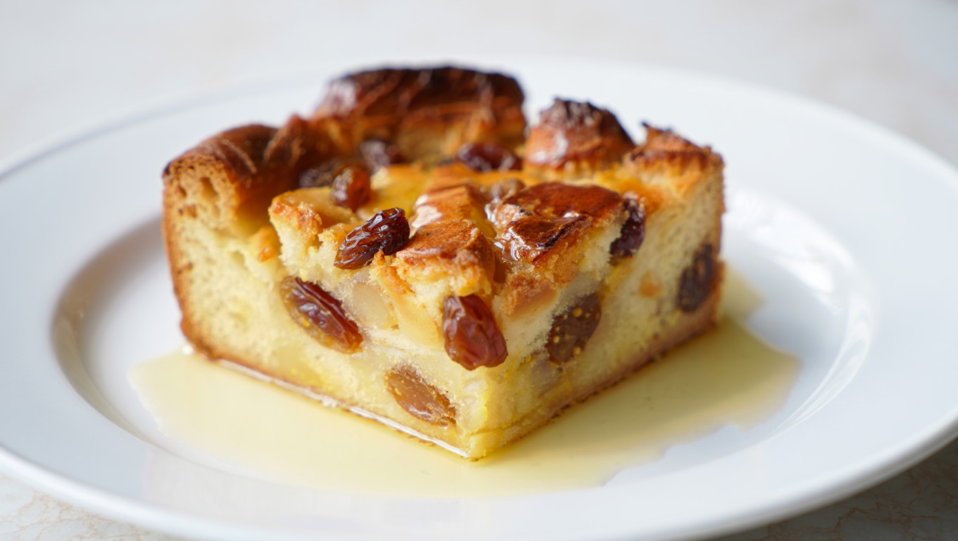Ultimate Bread Pudding with Vanilla Sauce