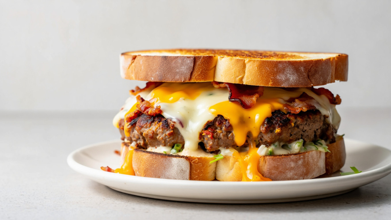 Ultimate Patty Melts with Bacon