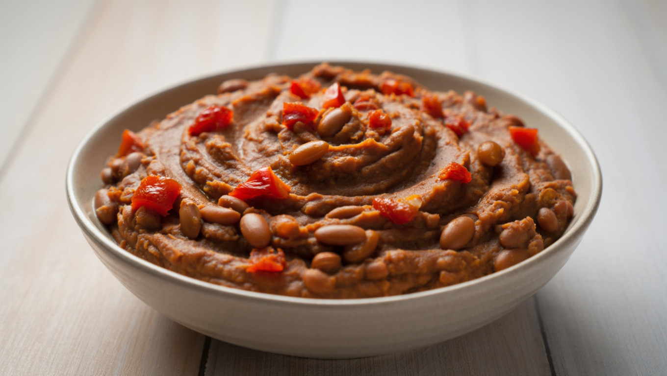 Ultimate Refried Beans with Fire-Roasted Tomatoes and Spices