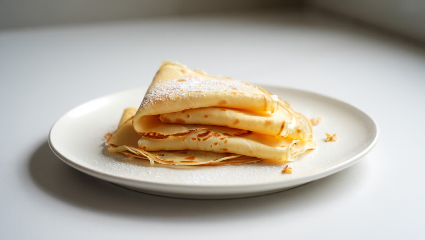 Vanilla Infused Crepes