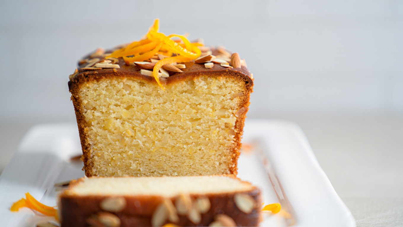 Vanilla Orange Almond Pound Cake